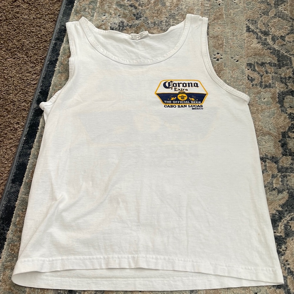 Corona tank top. Says one size- fits like a small